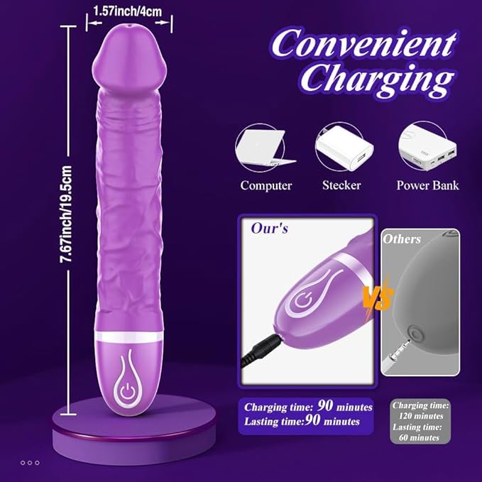 Vibrador Multispeed Recargable USB