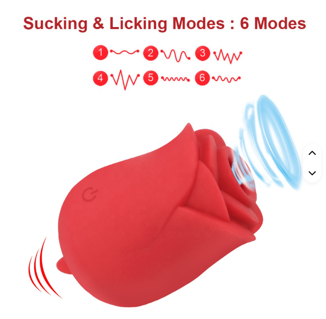 Flor con Lengua y Succionador USB