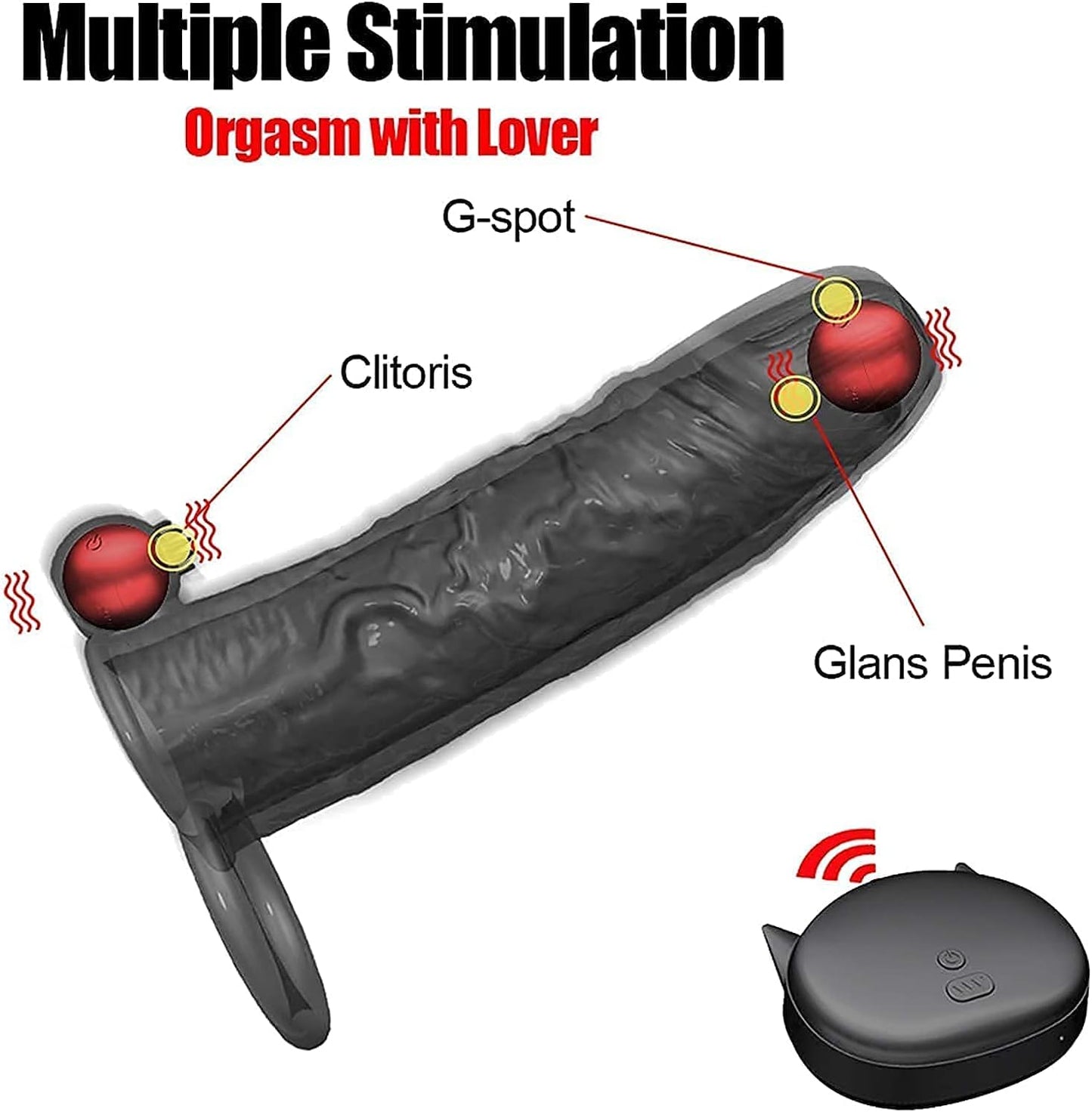 Condon Vibrador con Control Remoto