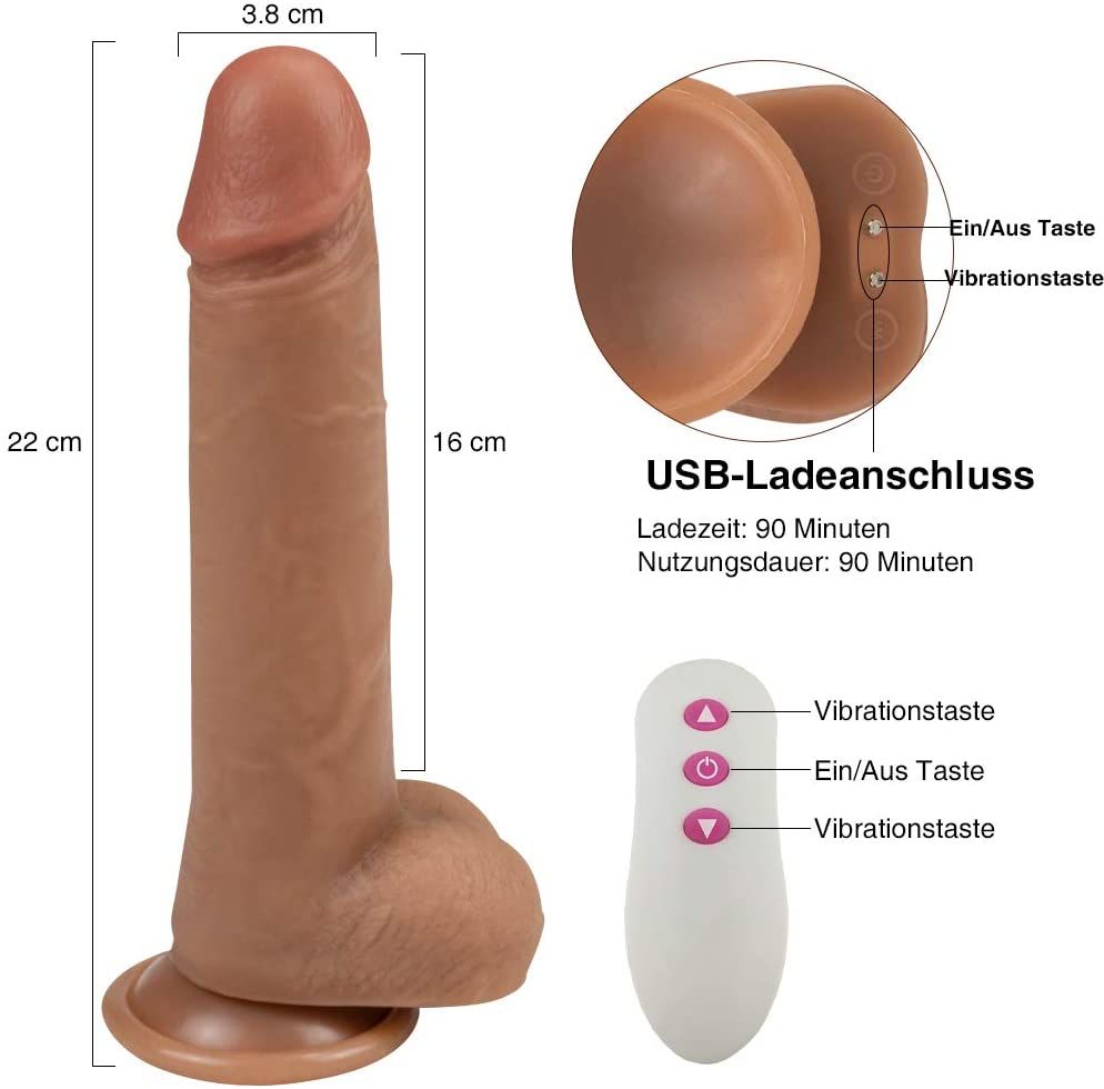 Vibrador Realista Recargable USB