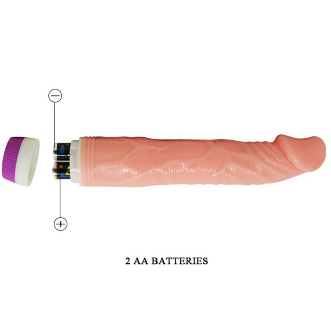 Vibrador Realístico Natural 22 Cm